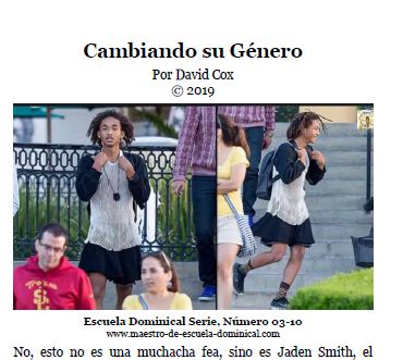 edj 03-11 Cambiando su Género Sexual