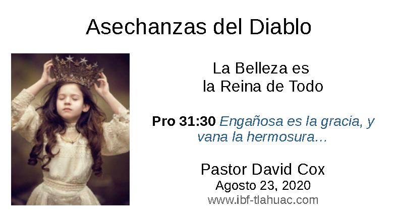 la asechanza de la belleza la Trampa