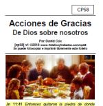 Acciones de Gracias Thanksgiving