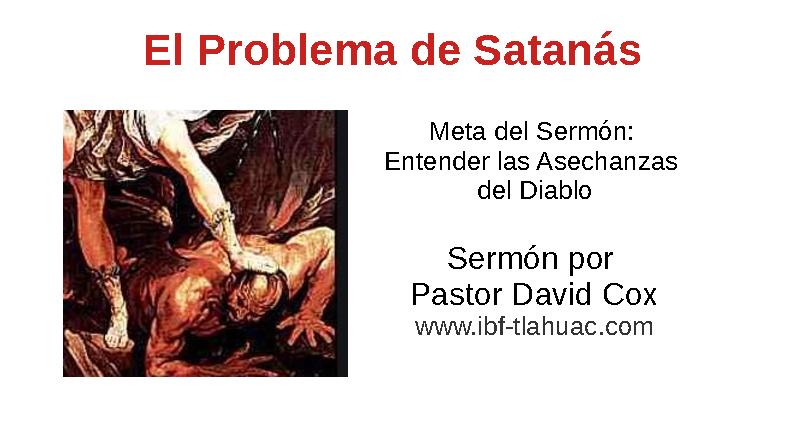 el problema de Satanás