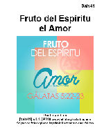 salv41 El Fruto del Espíritu: el Amor es una explicación del amor en la luz de la Biblia para que seas feliz.