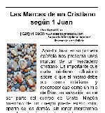 En ig29 Las Marcas de un Cristiano según 1Juan, usando la primera epístola de Juan para repasar las marcas de un verdadero cristiano.